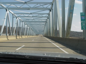 Crossing the Ohio river at Beaver