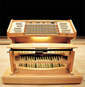 Bridgewater Hall organ console